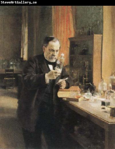 Albert Edelfelt louis pasteur in his laboratory